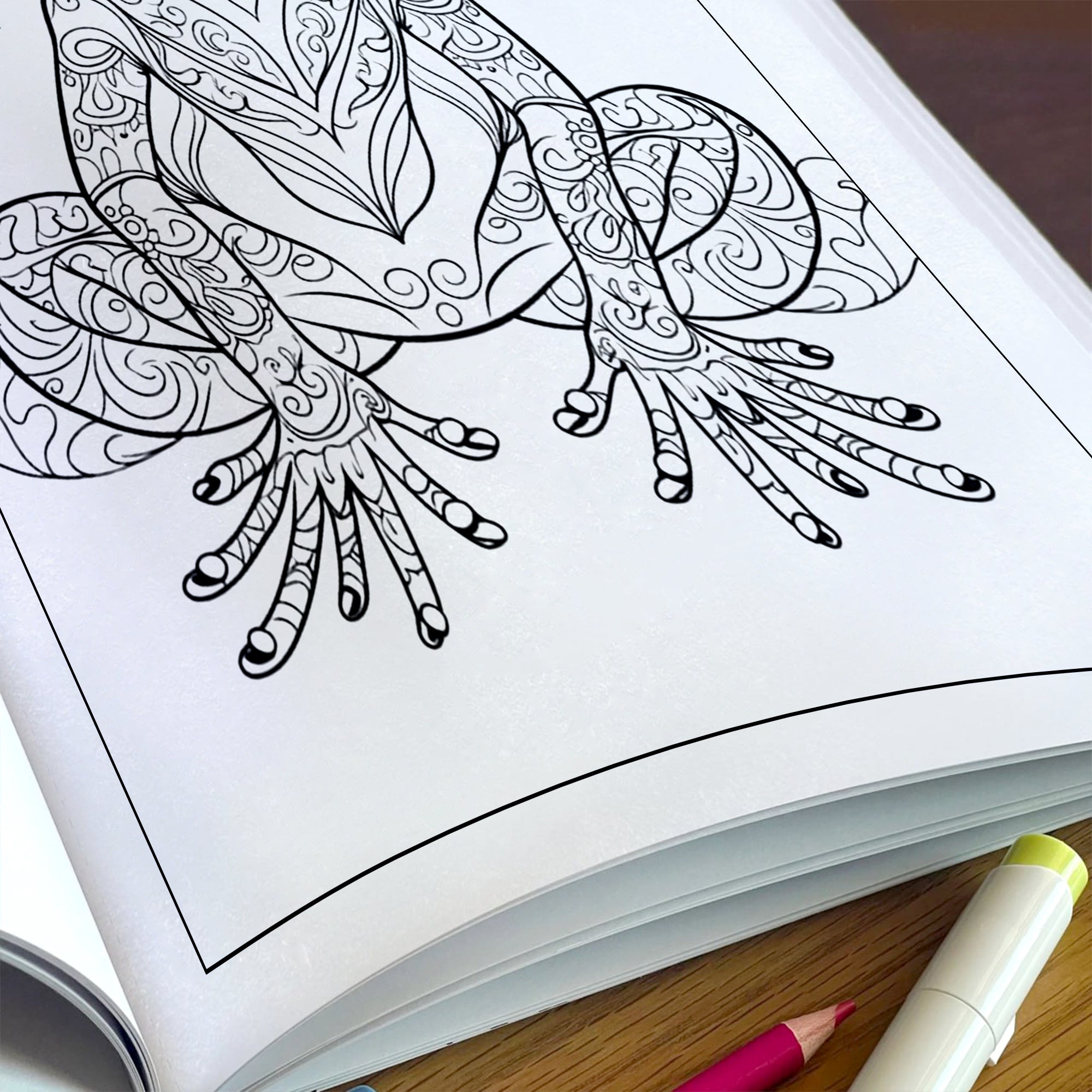 Elegant Frog Mandalas – 48 Intricate Coloring Pages for Adults