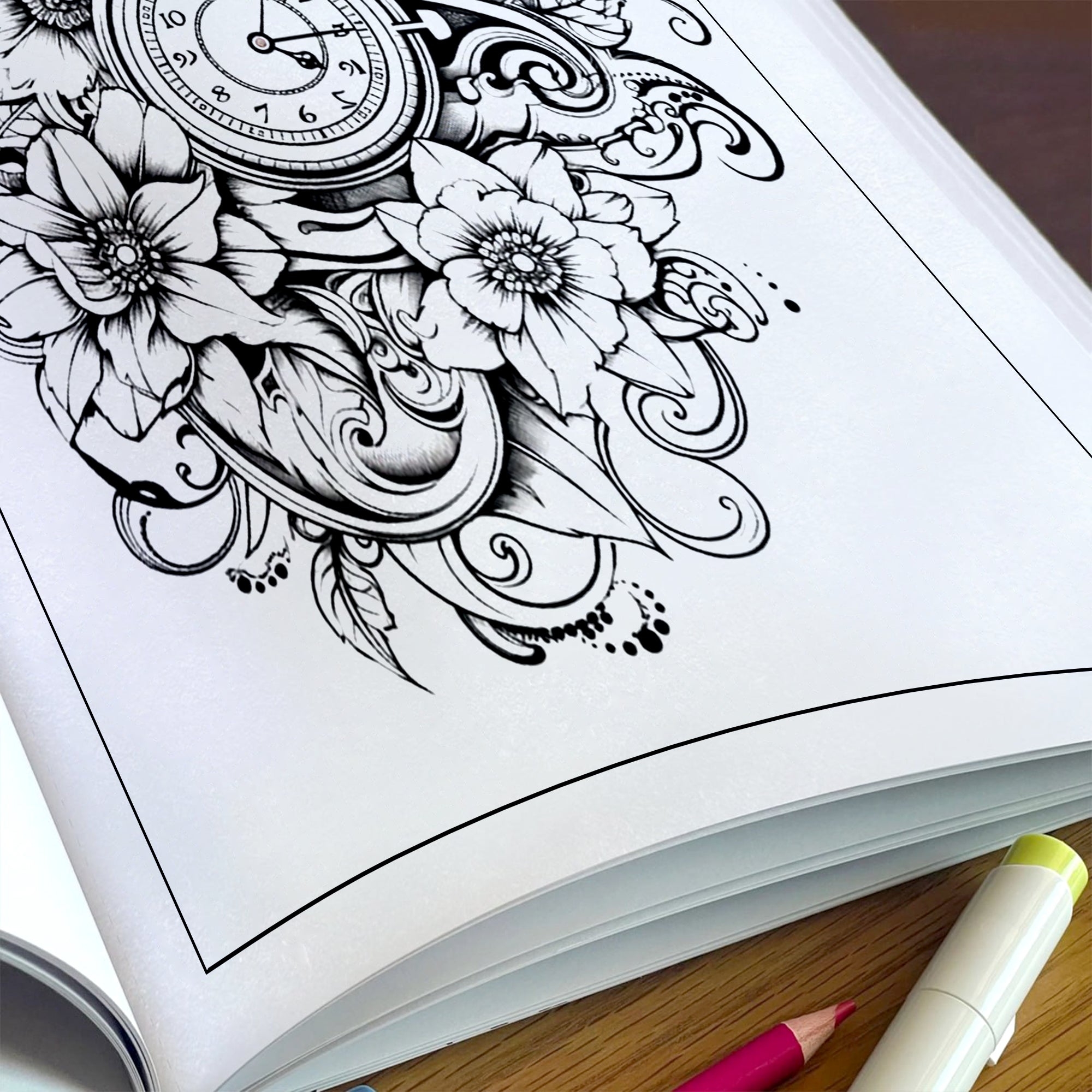 Gears of Time Coloring Pages – 48 Industrial-Themed Mandalas for Adults