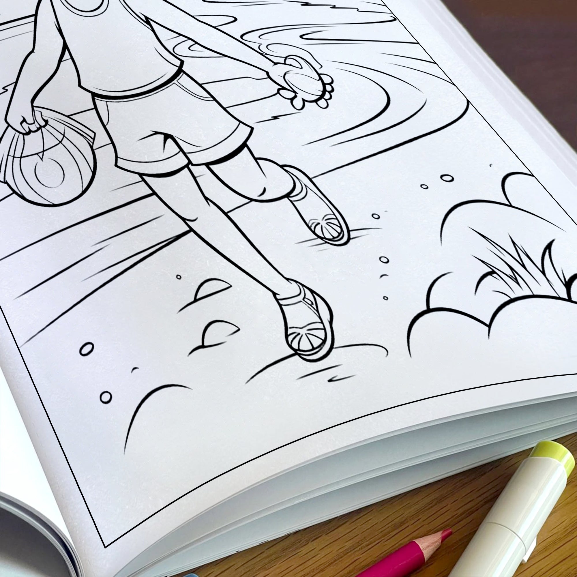 Little Explorers in Hawaii Coloring Pages – 48 Tropical Beach Scenes for Kids