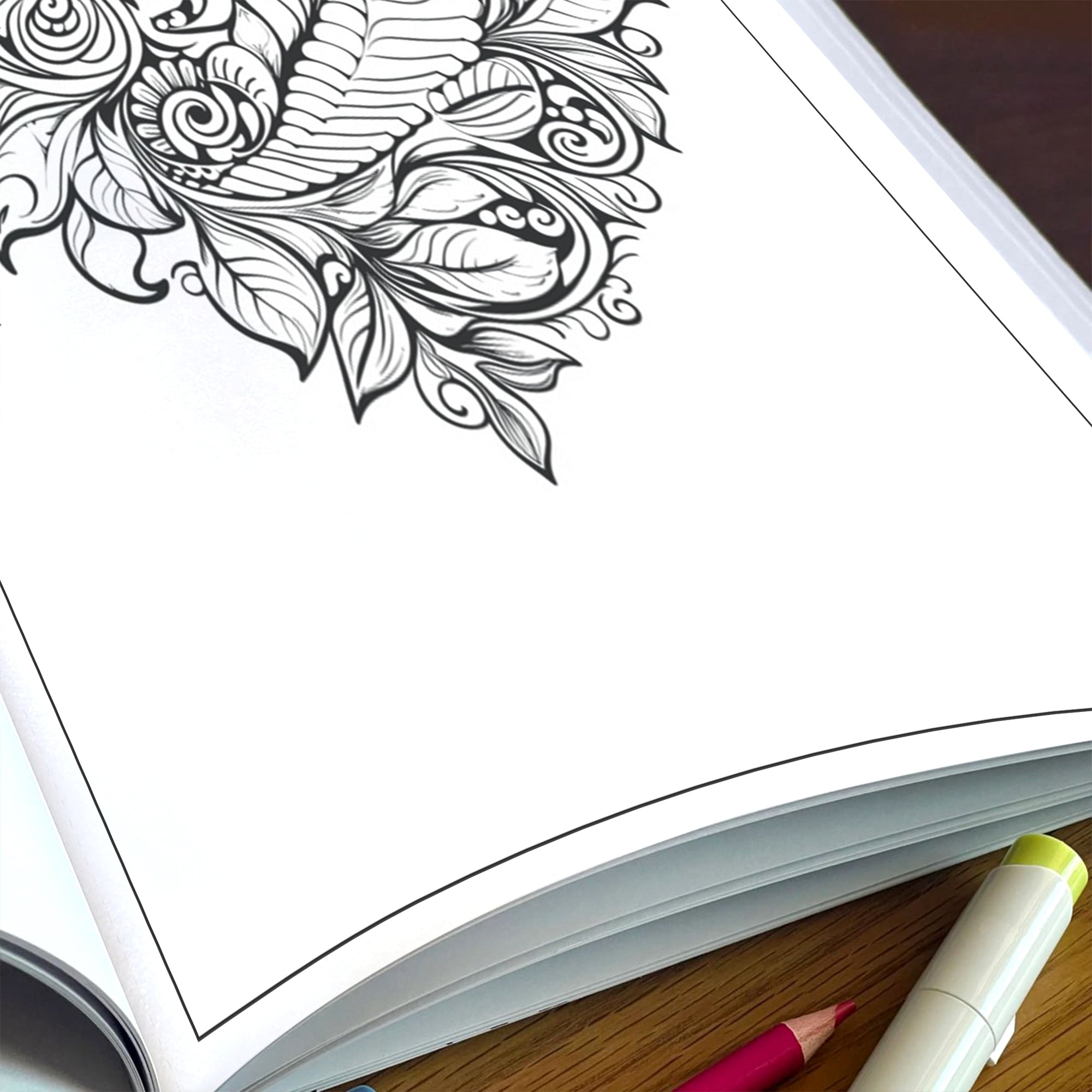 Romantic Mandala Coloring Pages – 48 Whimsical Love and Floral Patterns for Adults