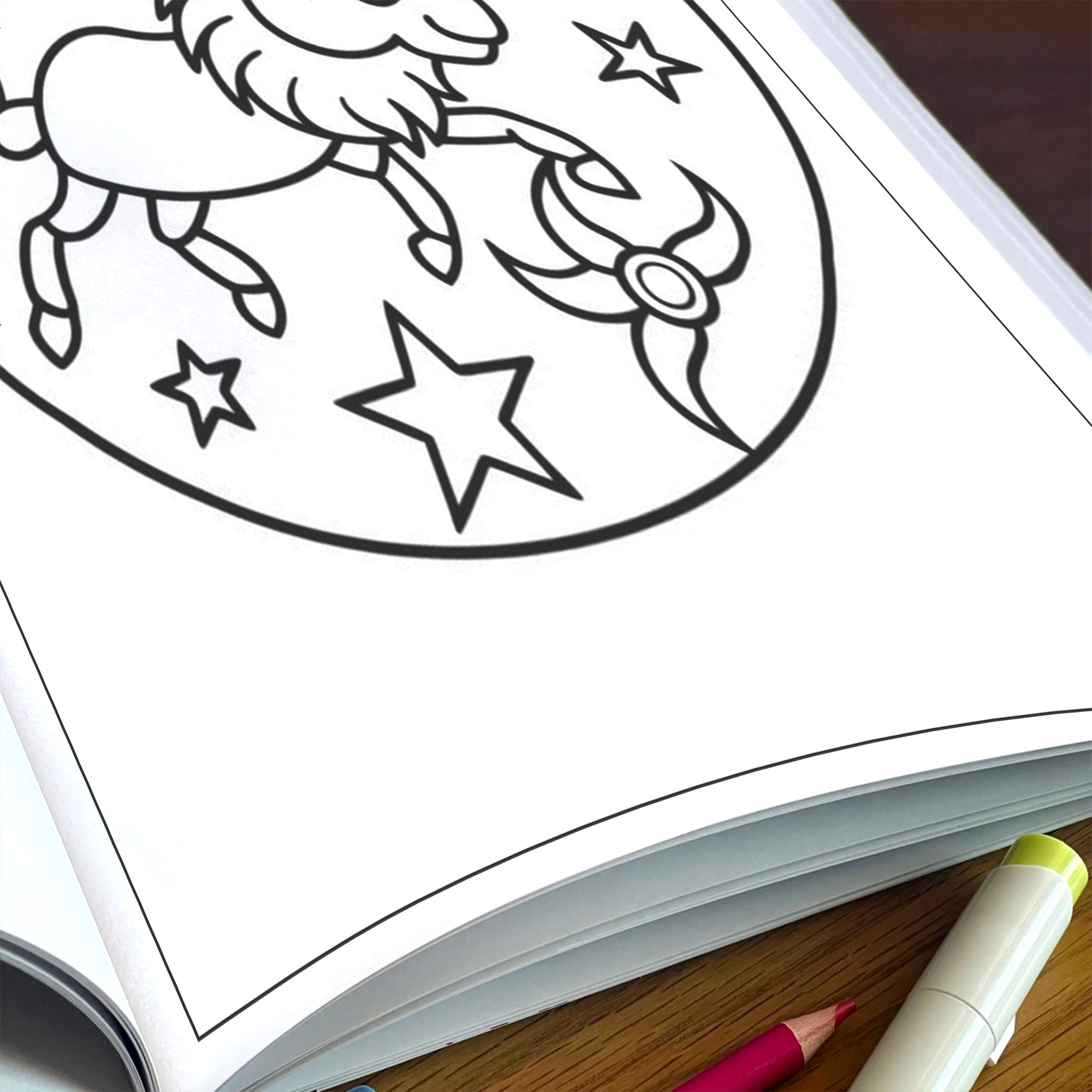 Mandala Zodiac Realms – Astrology Coloring Pages – 48 Pages – Sacred Circles, Horoscope Symbols – For Adults