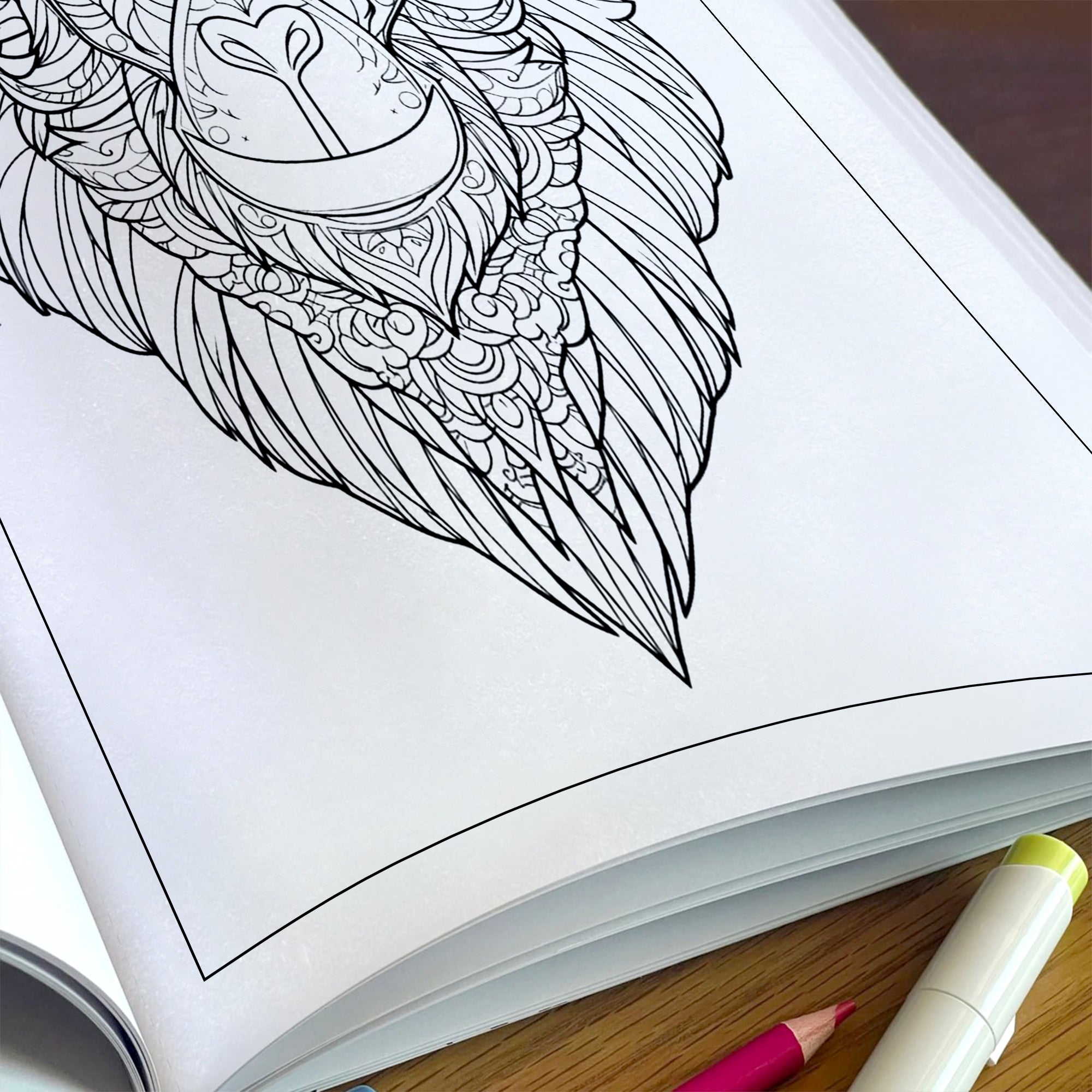 Mandala Animal Kingdom Coloring Pages – 48 Intricate Wildlife Designs for Adults