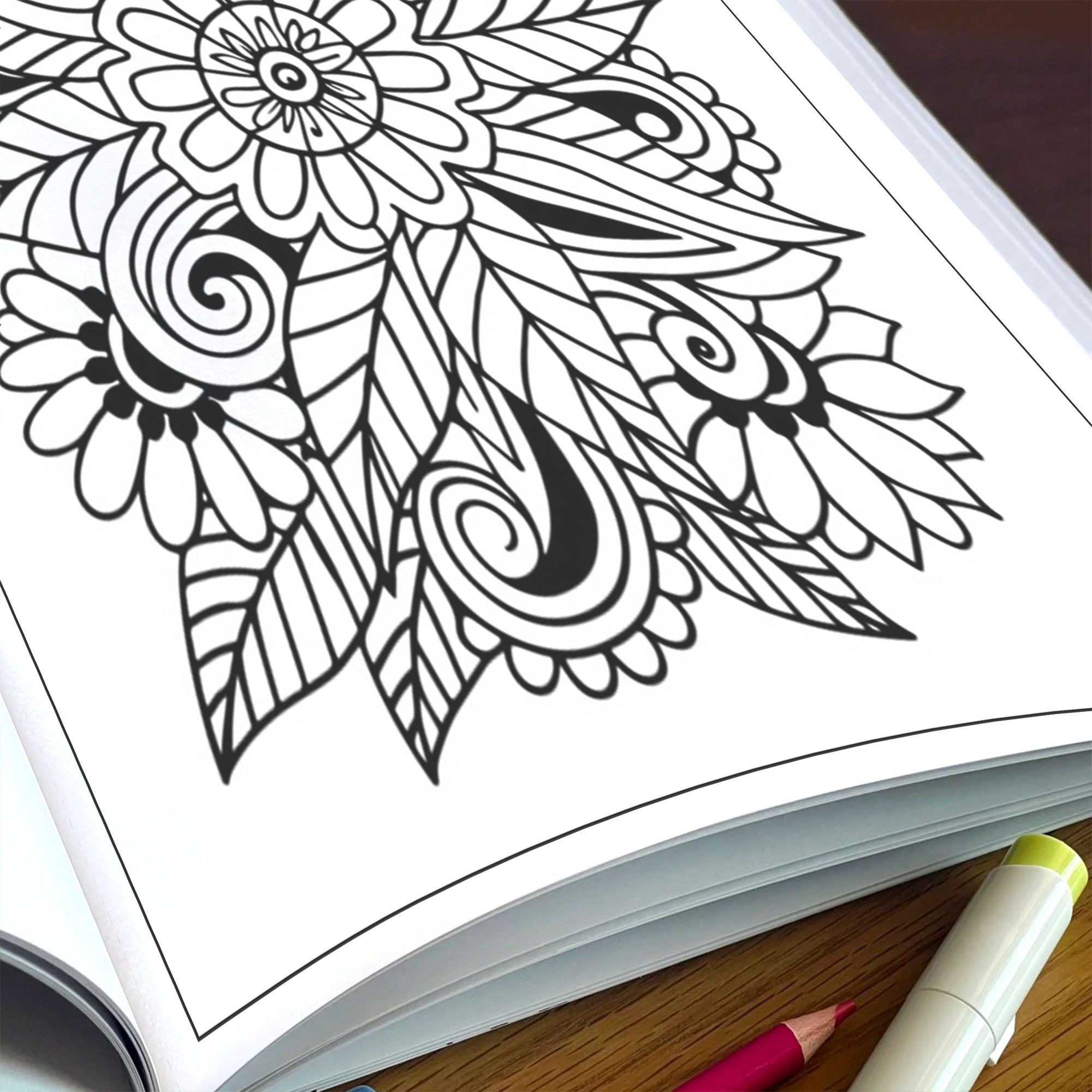 Peaceful Petals - Mandala Coloring Pages – 48 Relaxing Mandala Designs for Adults