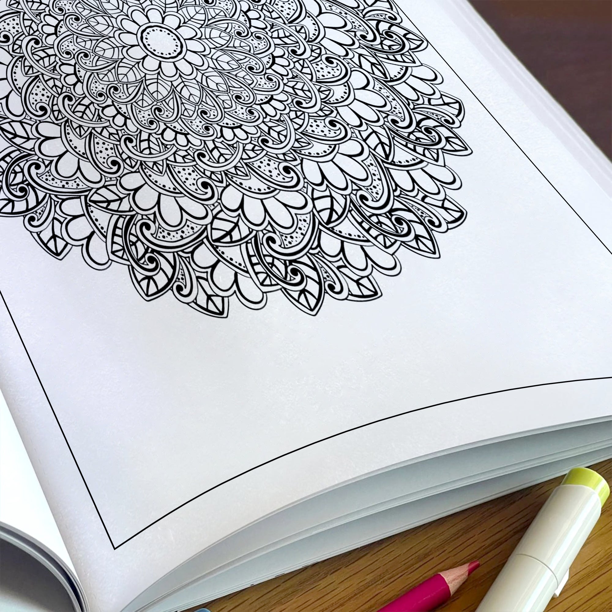 Ornate Harmony Mandala Coloring Pages – 48 Relaxing Designs for Adults