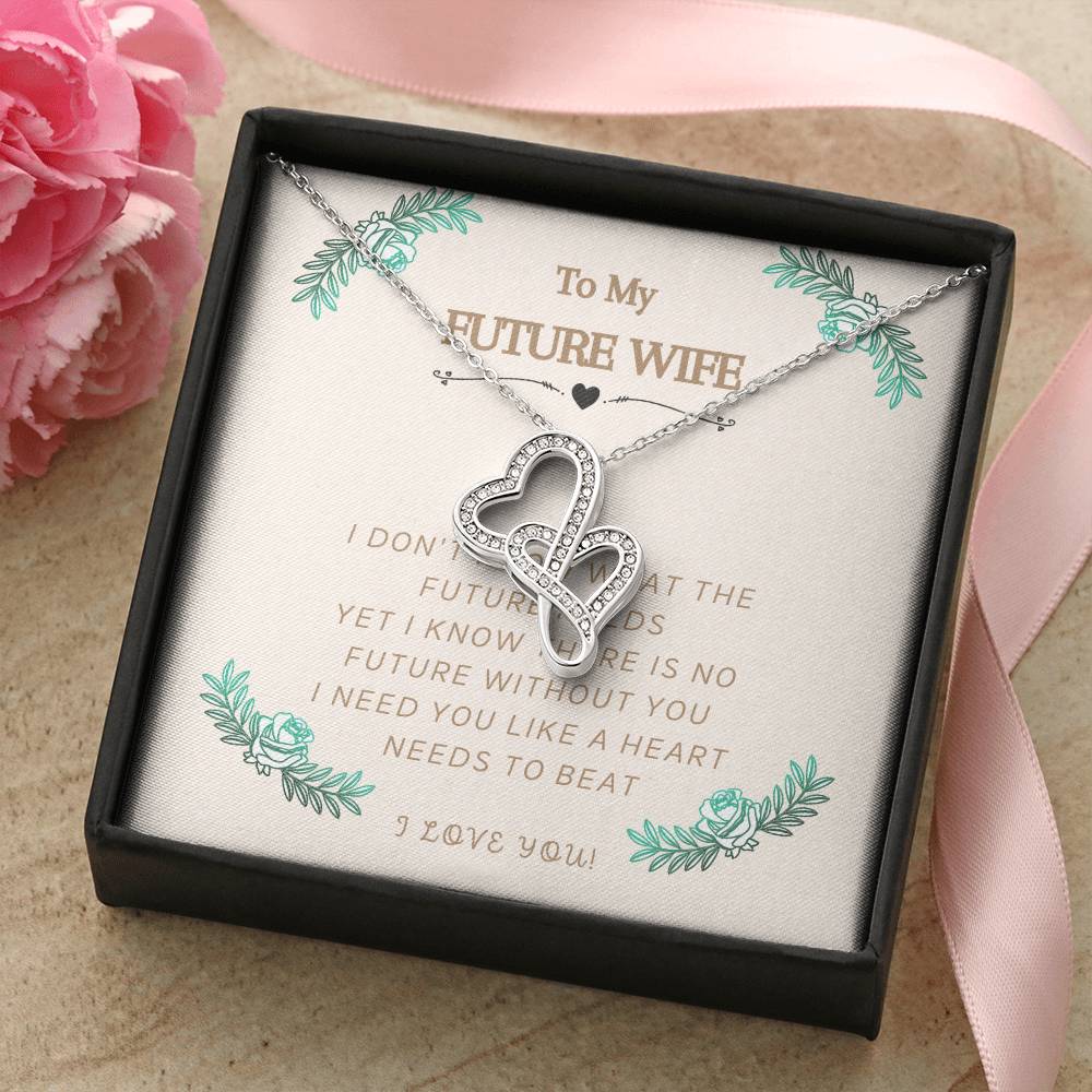 Future Wife Double Hearts Double Hearts Necklace