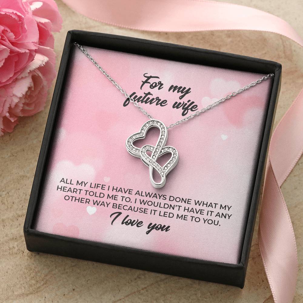Eternal Bond Necklace Double Hearts Necklace