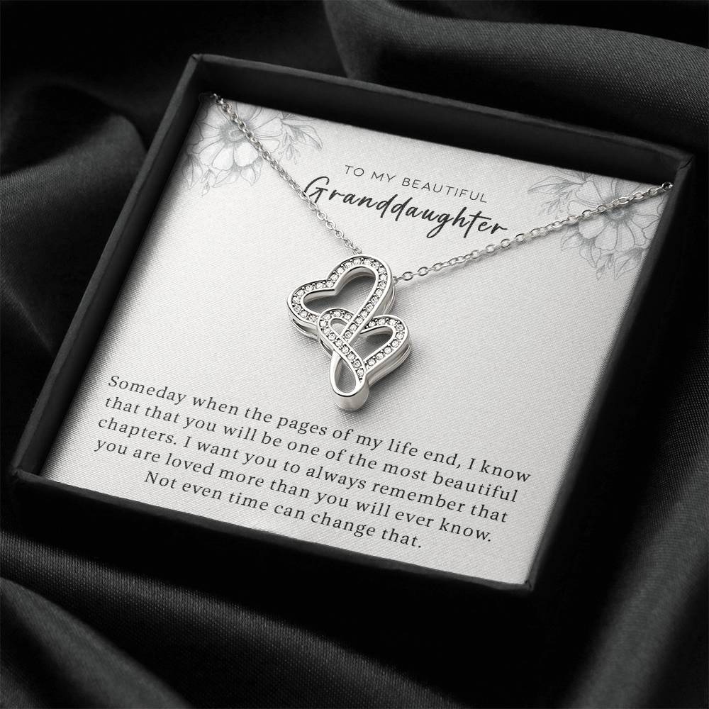 Pages Of My Life Double Heart Necklace 1 Double Hearts Necklace