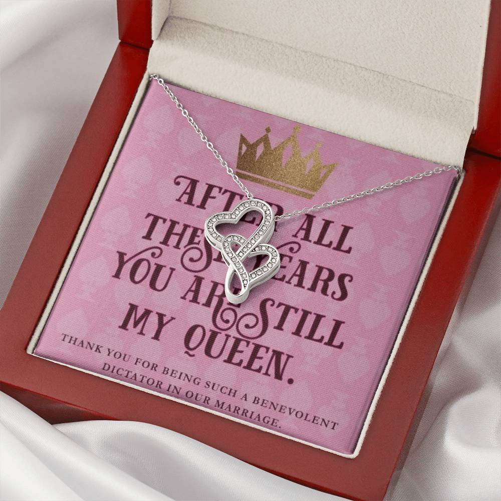 LOVE YOU FOREVER 💕 Double Hearts Necklace