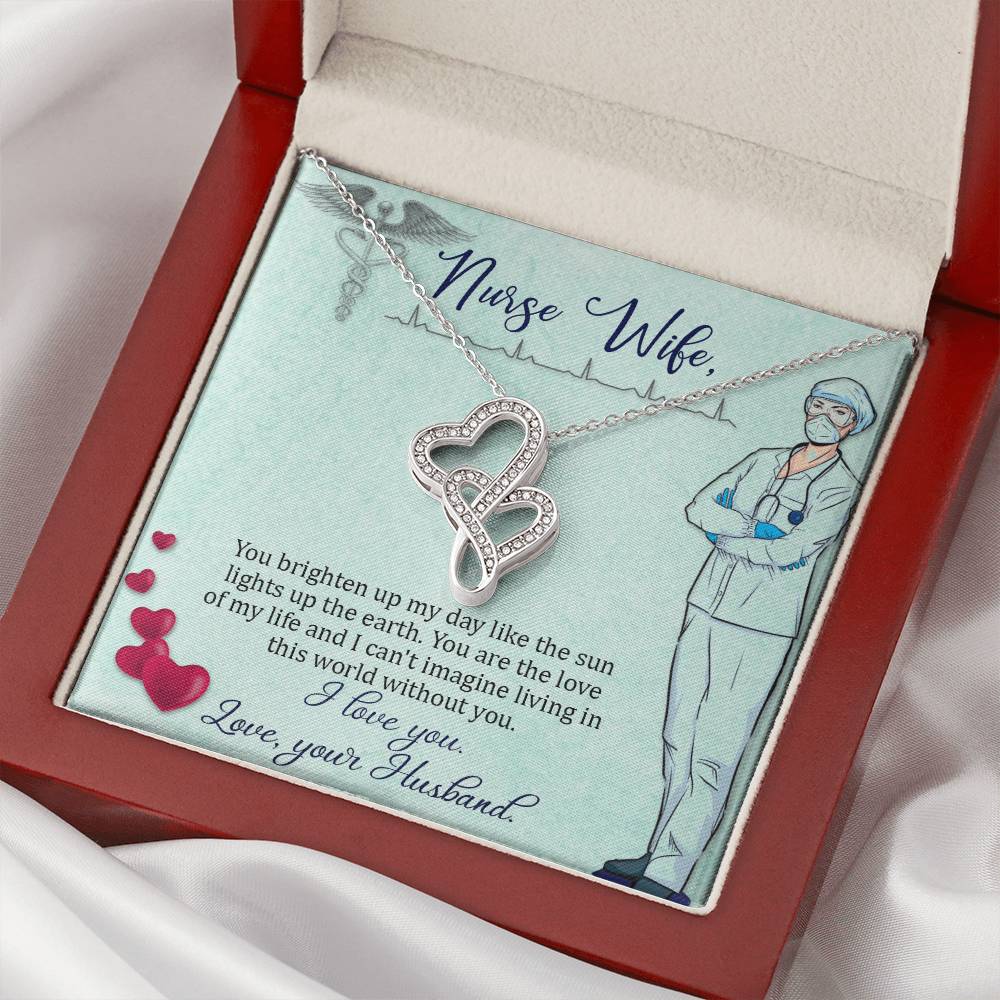 Nurse Necklace Gift For Nurse Healthcare Worker Gifts For Her Medical Gifts Graduation Nurse Gi 1 Double Hearts Necklace
