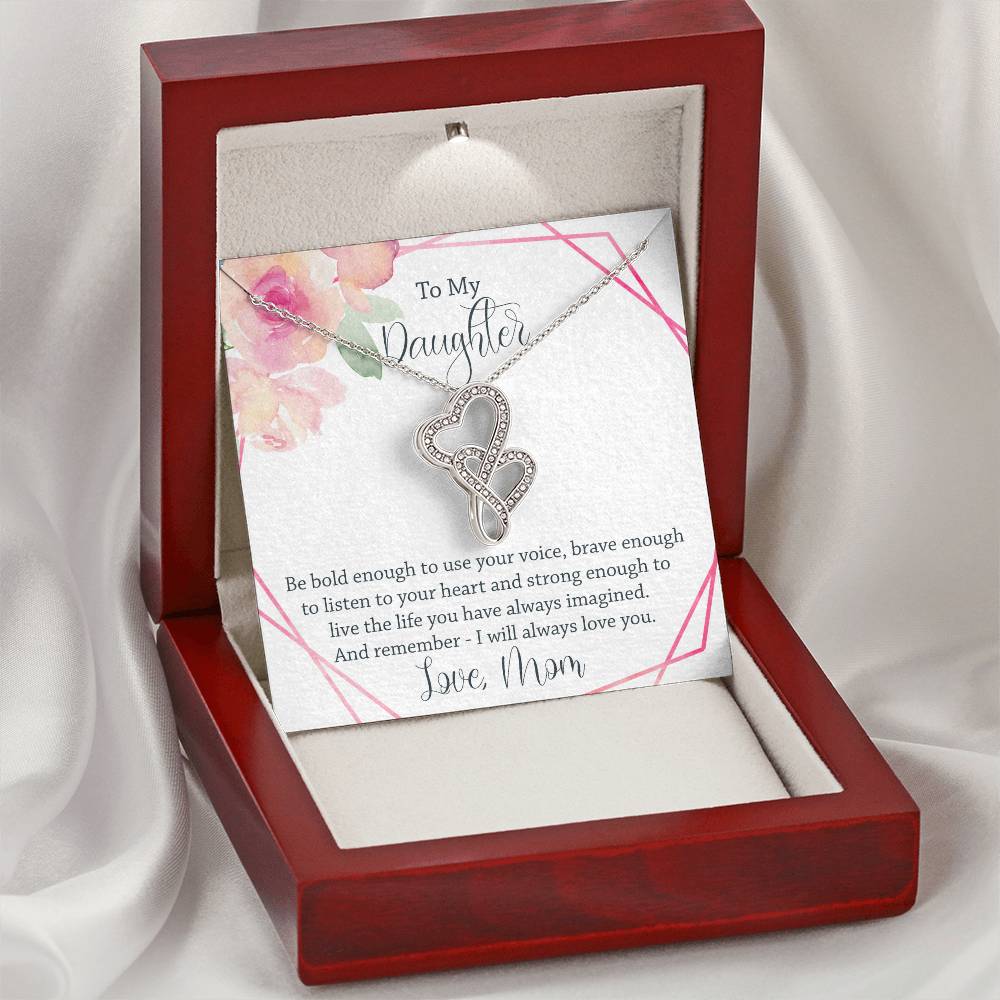 Double Hearts - Be Bold Enough Double Hearts Necklace