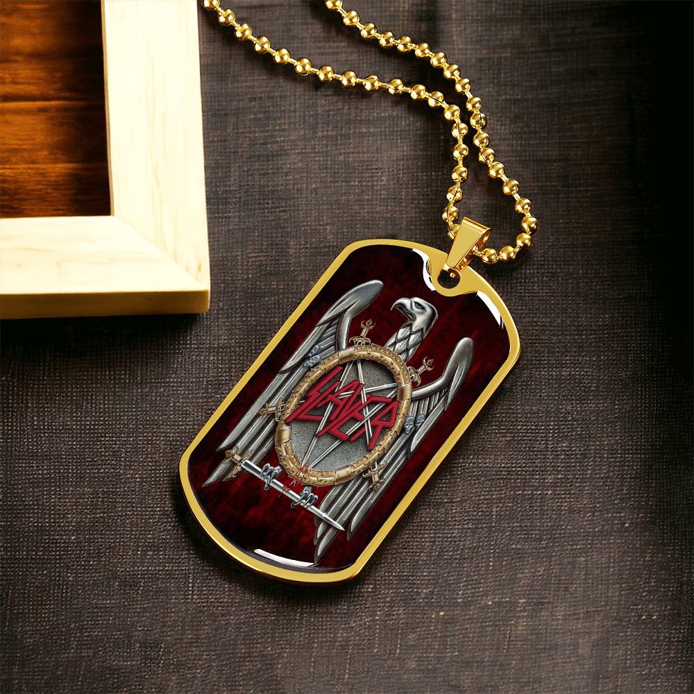 Slayer Chain - Army Tag Necklace, Dog Tag Necklace