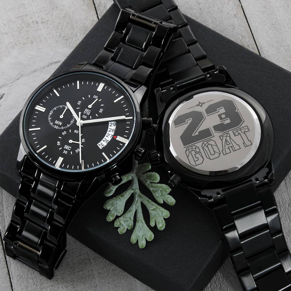 G.o.a.t 23 Chronograph Watch Engraving Chronograph Watch