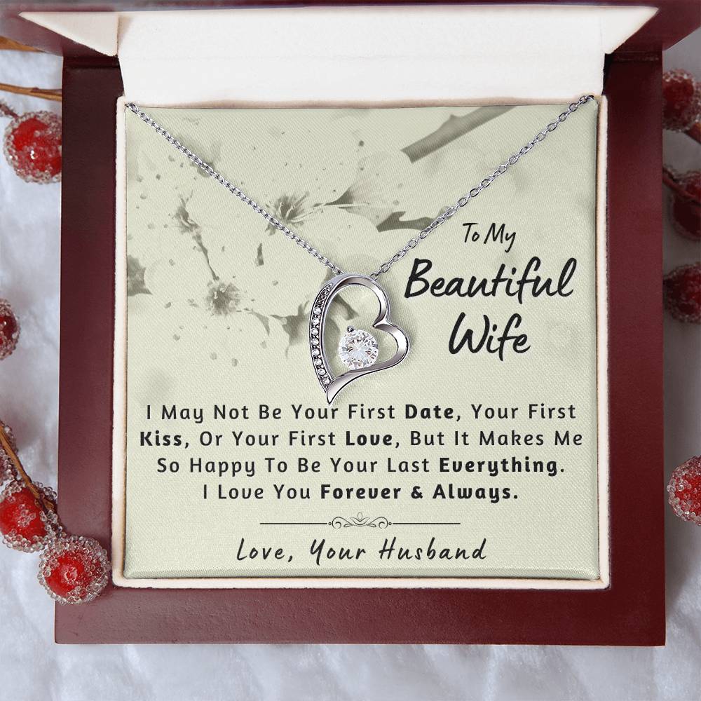 Classy Necklace For Your Beautiful Wife 💕 Forever Love Necklace