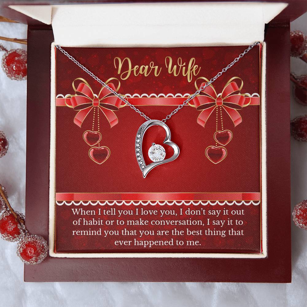 Anniversary Gift For Soulmate Forever Love Necklace