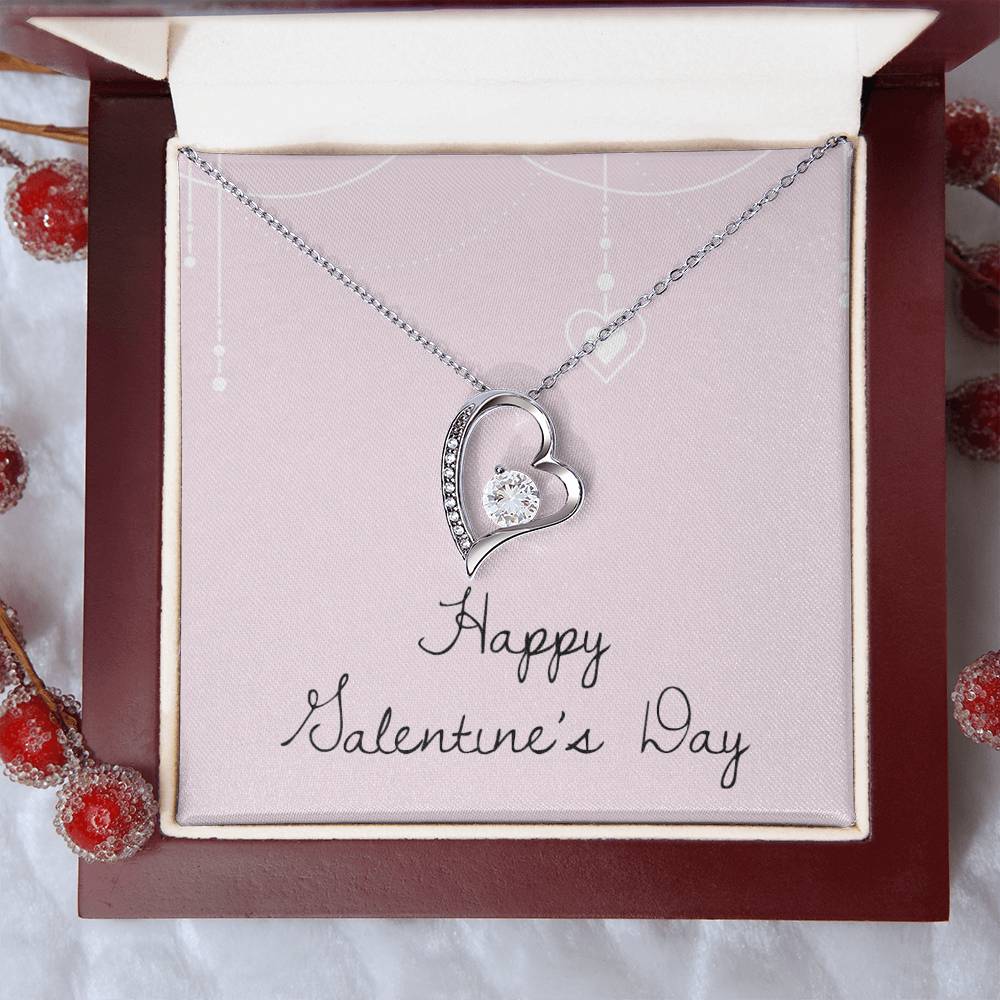 Happy Valentine's Day Necklace 2 Forever Love Necklace