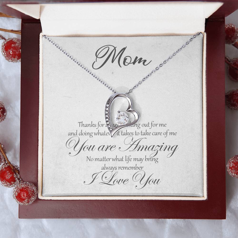 Forever Love Necklace Mom You Are Amazing 1 Forever Love Necklace