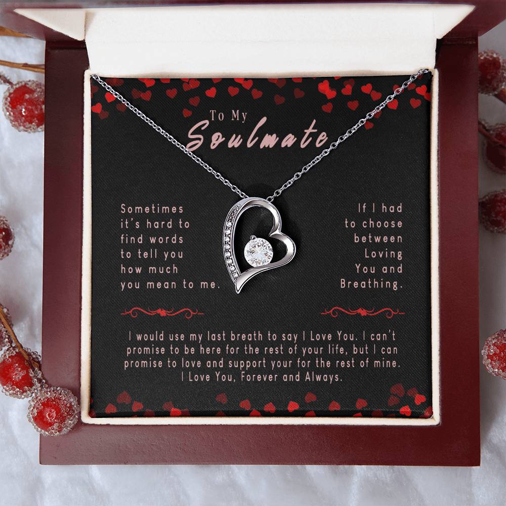 Forever Love Necklace -  I Love You Always Forever Love Necklace