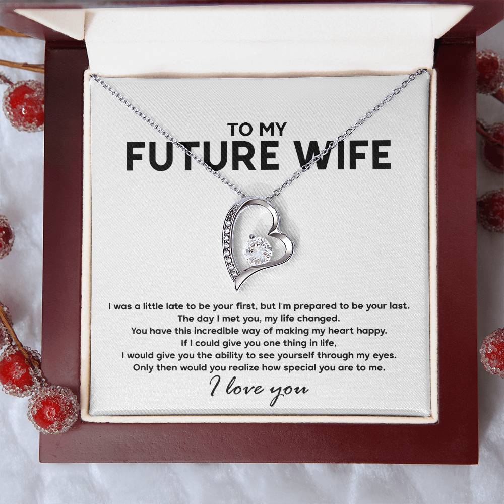 To My Future Wife - Forever Love Necklace - So130 Forever Love Necklace