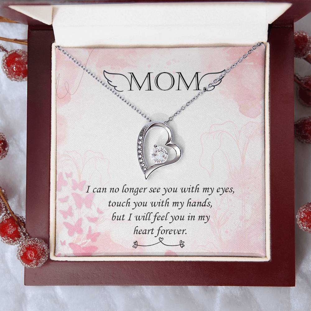 Love You Mom Forever Love Necklace