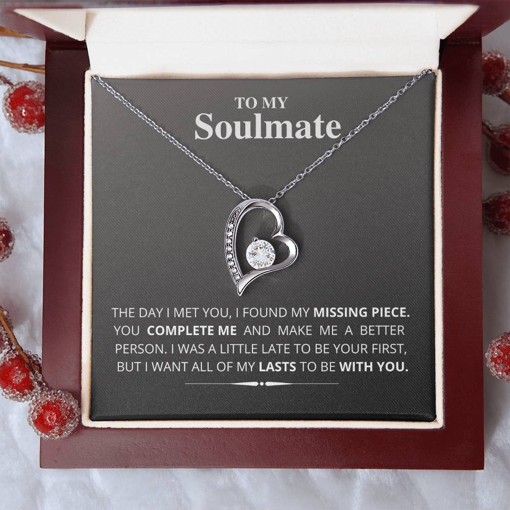 To My Soulmate - Forever Love Necklace Forever Love Necklace