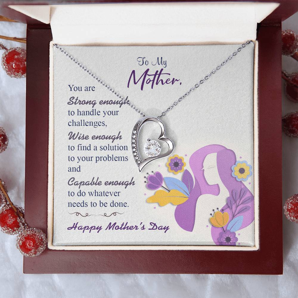 To My Mom 7 1 Forever Love Necklace