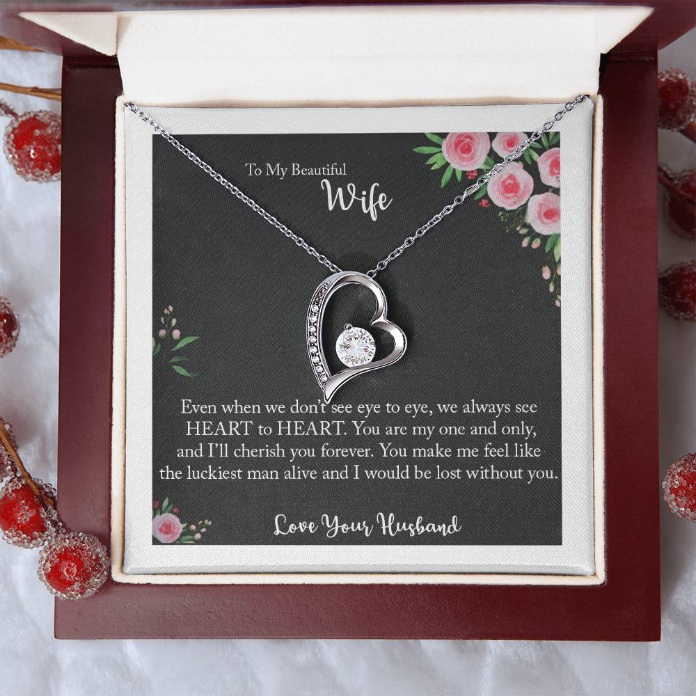 Husband's Love Necklace 2 Forever Love Necklace