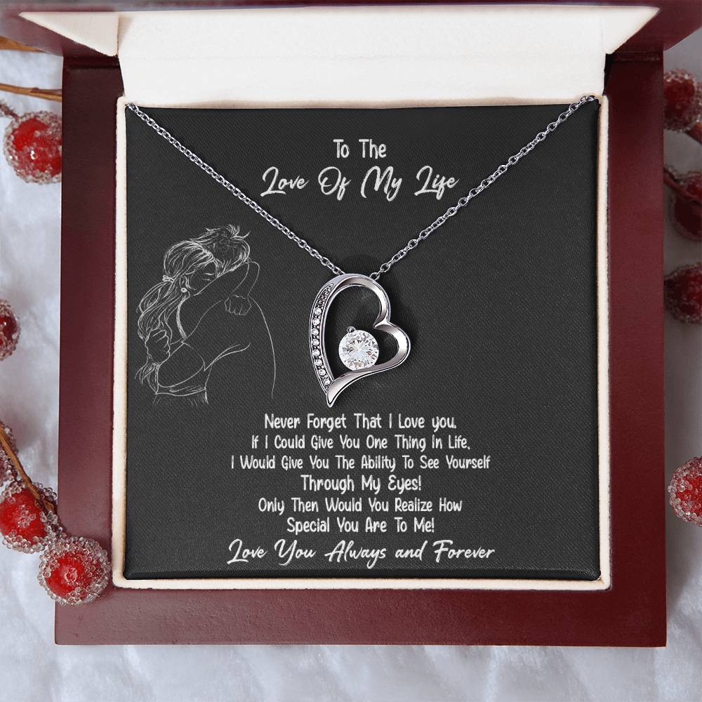 Never Forget That I Love You 💗 Forever Love Necklace