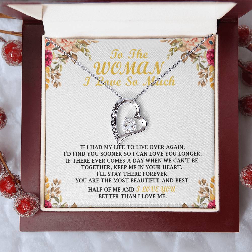 To The Woman I Love -Forever Love- So36 Forever Love Necklace