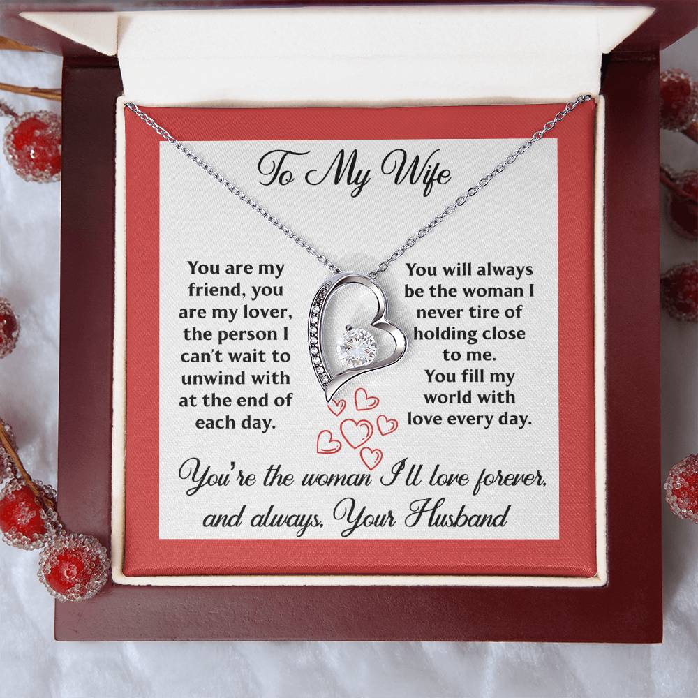 You're The Woman I'll Love Forever And Always Necklace - Forever Love Necklace