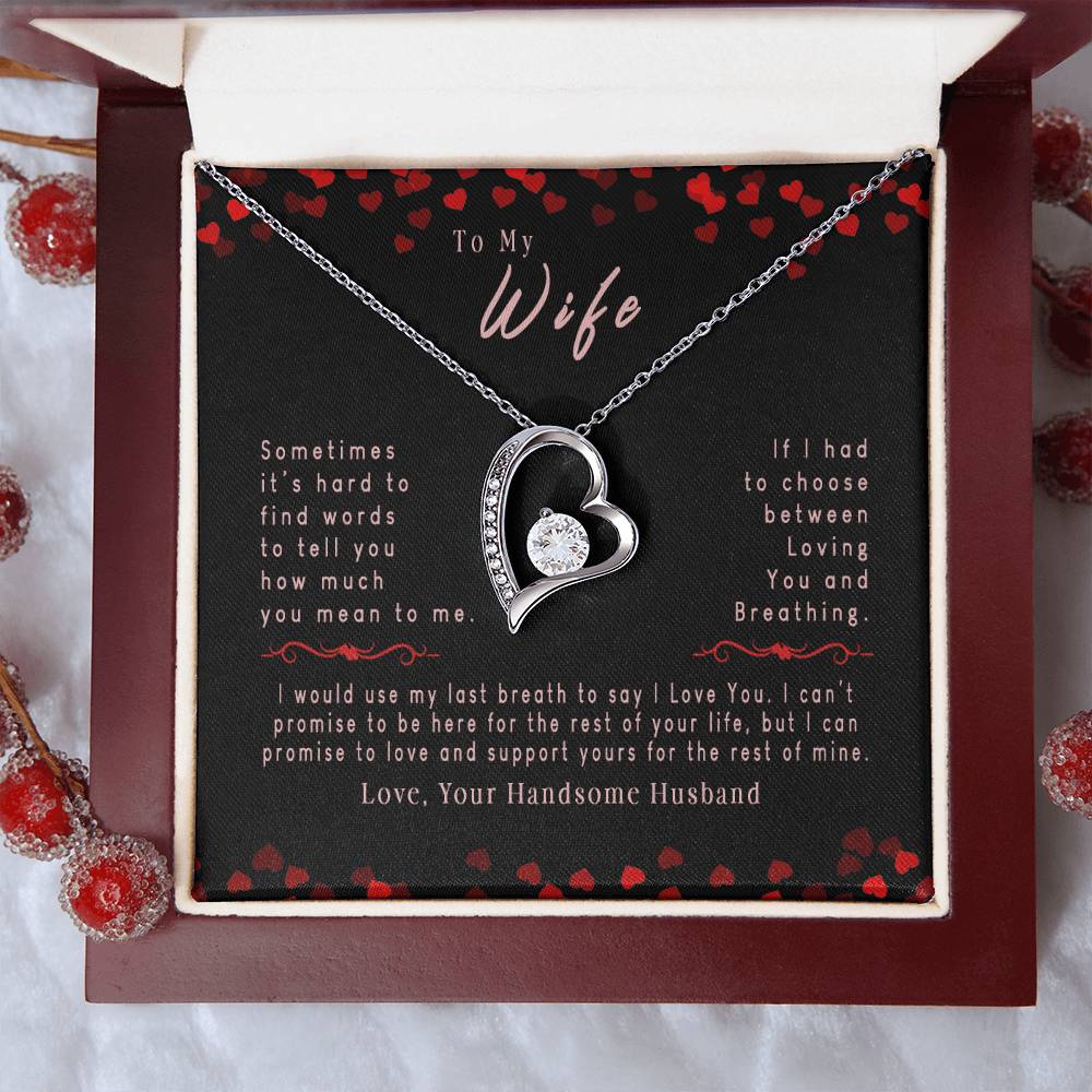 Forever Love Necklace From Handsome Husband 1 Forever Love Necklace