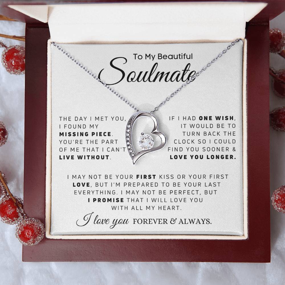 Soulmate Missing Piece 0028w Forever Love Necklace
