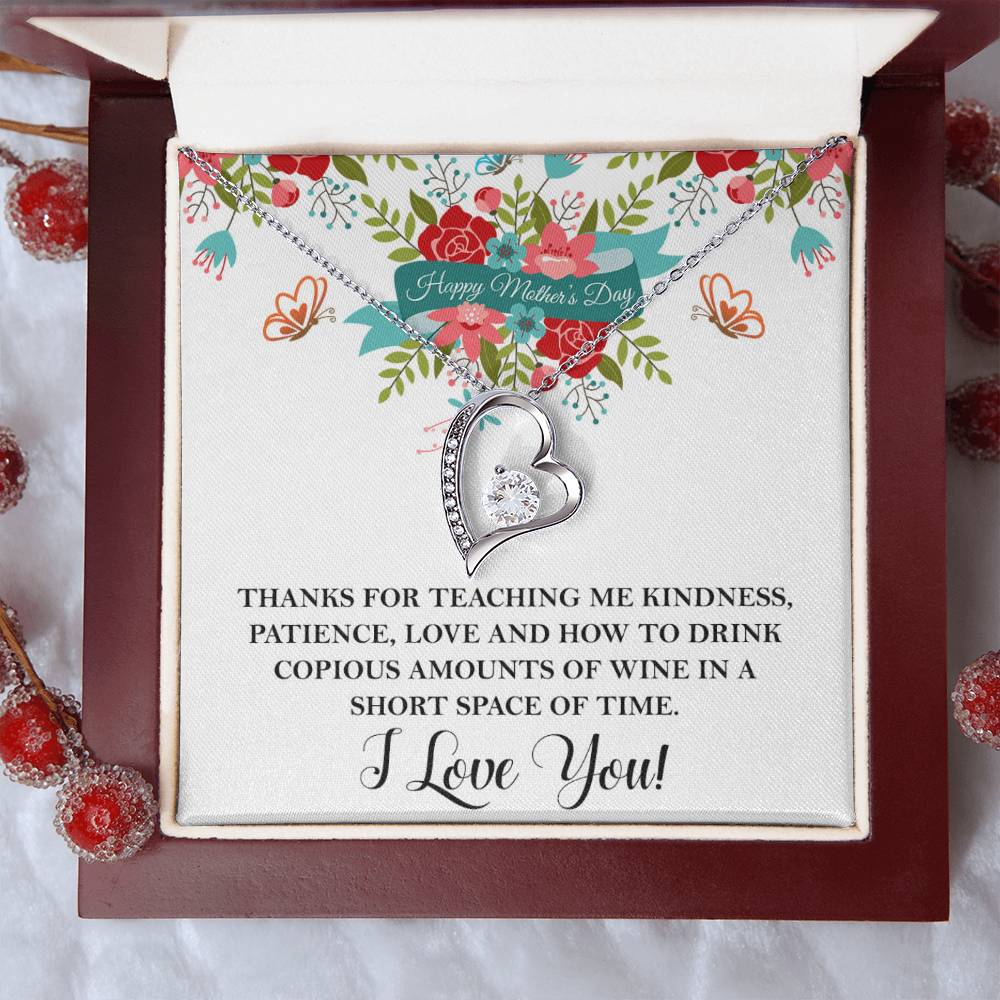Thanks For Teaching Me Forever Love Necklace