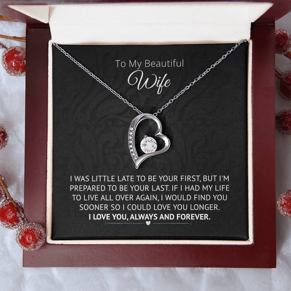 Love You Longer Forever Love Necklace