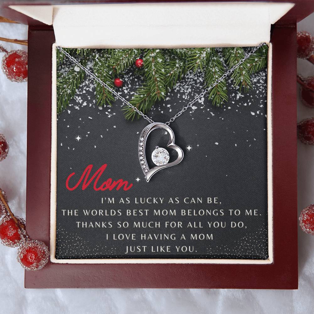Mom Poem 💕 Odyssey Allure Necklace Gift Forever Love Necklace