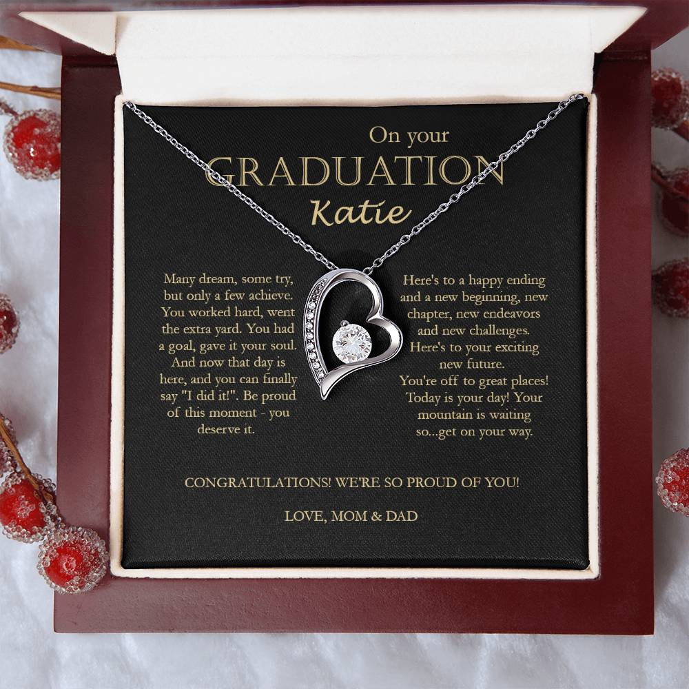 On Your Graduation Katie Forever Necklace 1 Forever Love Necklace