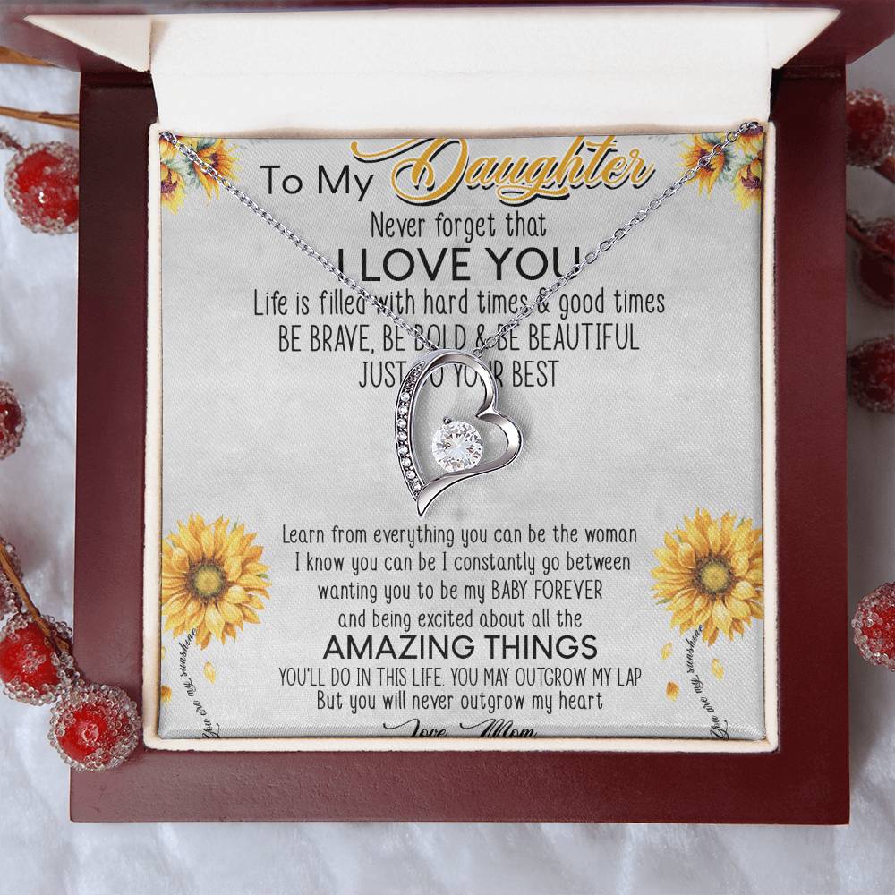 Mother's Day Necklace To My Mom To My Beautiful Mom Necklace Mothers Day Gift From Daughter Son To Mom Gift Mothers Day Forever Love Necklace