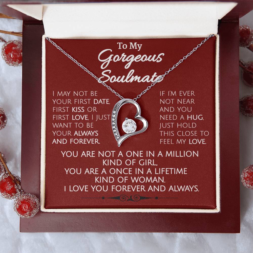 Hold This Close To My Gorgeous Soulmate Stunning Necklace 1 Forever Love Necklace