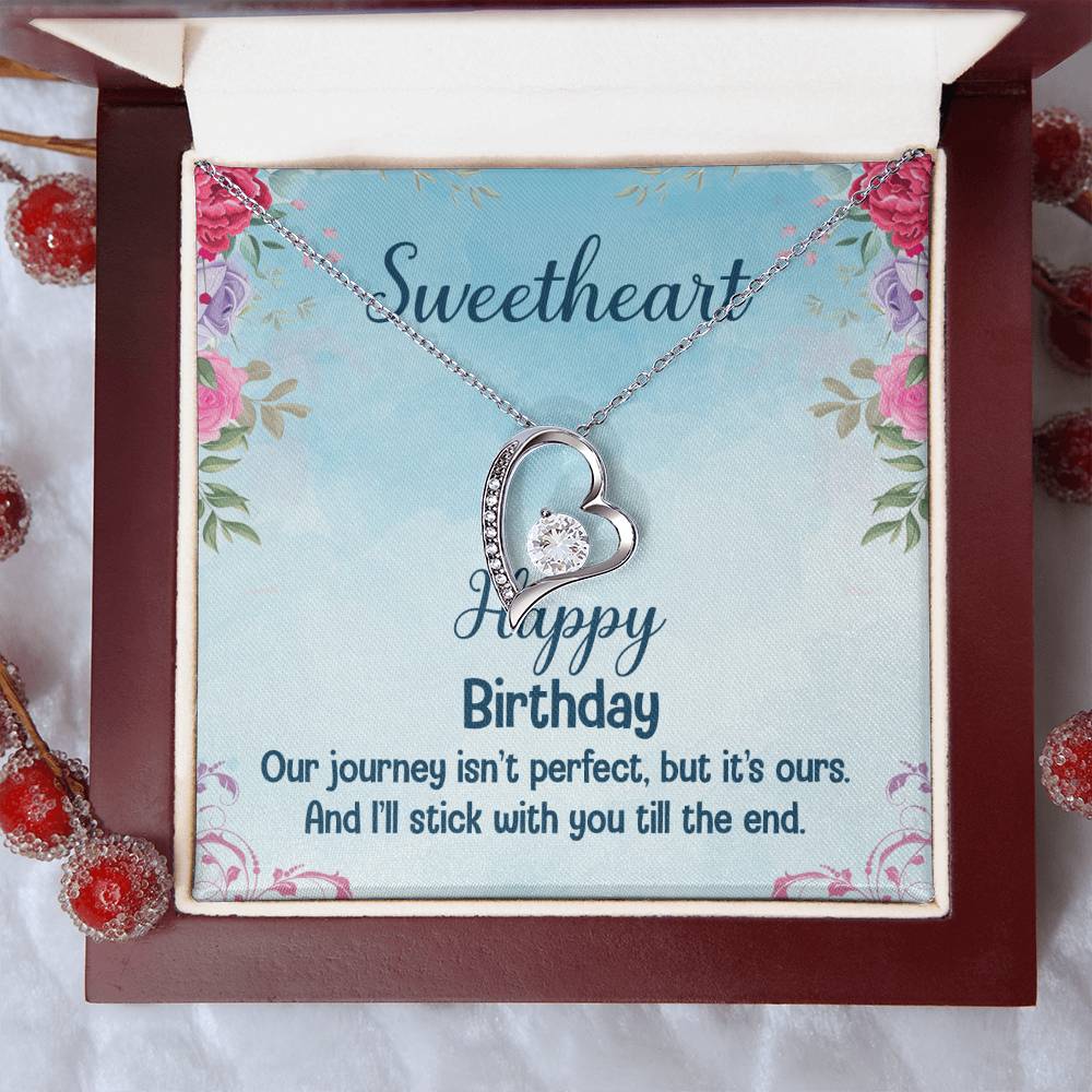 Happy Birthday To My Love - Forever Love Necklace Forever Love Necklace