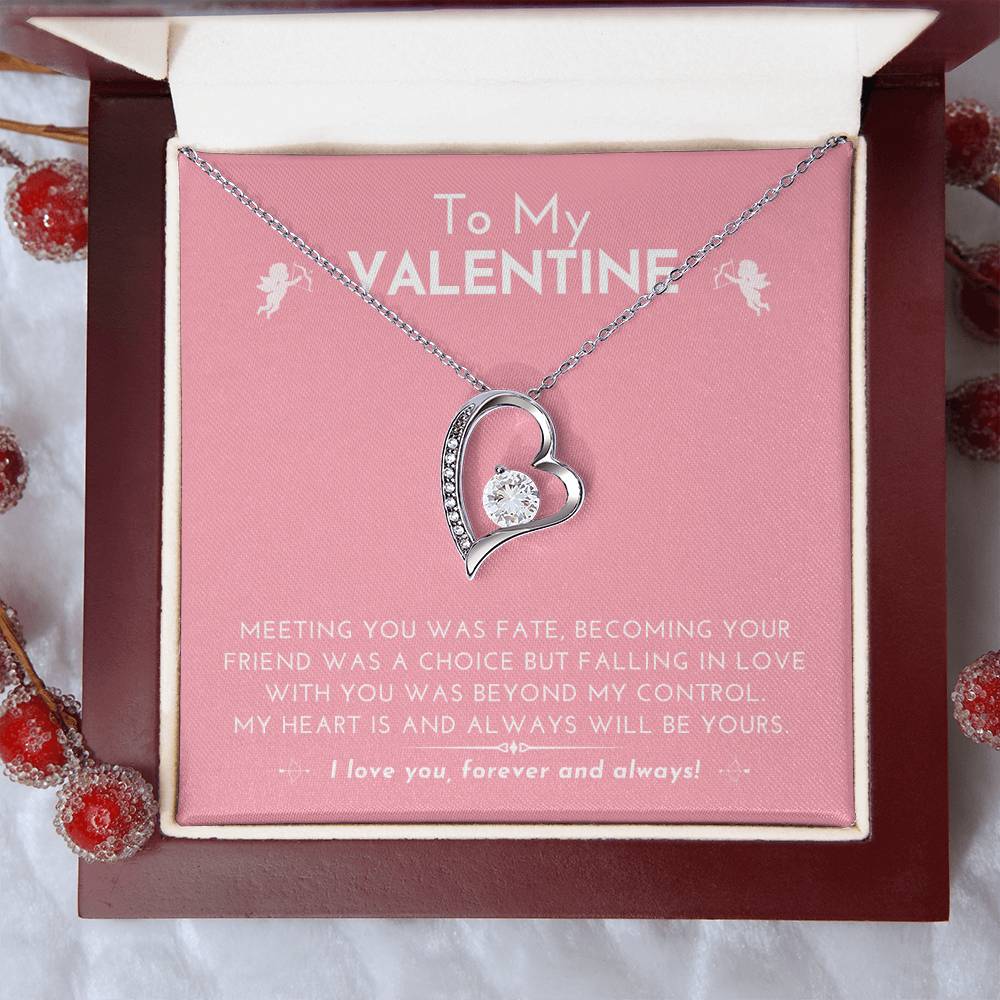 Forever Love Heart Necklace My Heart Is And Always Will Be Yours......... Forever Love Necklace