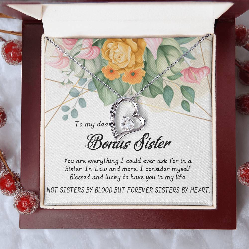 Sister In Law Necklace Gift Unbiological Sister Necklace Bonus Daughter Necklace Step Daughter Necklace Necklace Gift For Bonus Forever Love Necklace