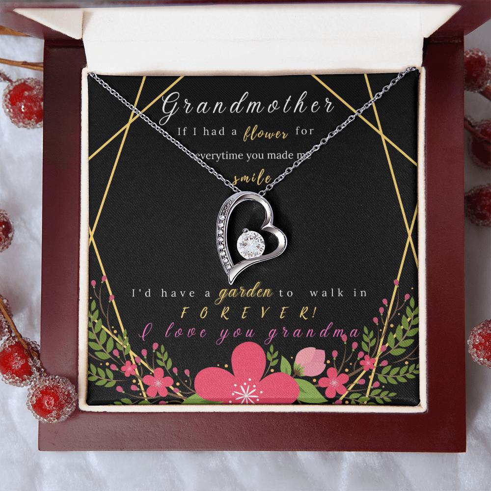Garden Of Love To My Grandma Forever Love Necklace 1 Forever Love Necklace