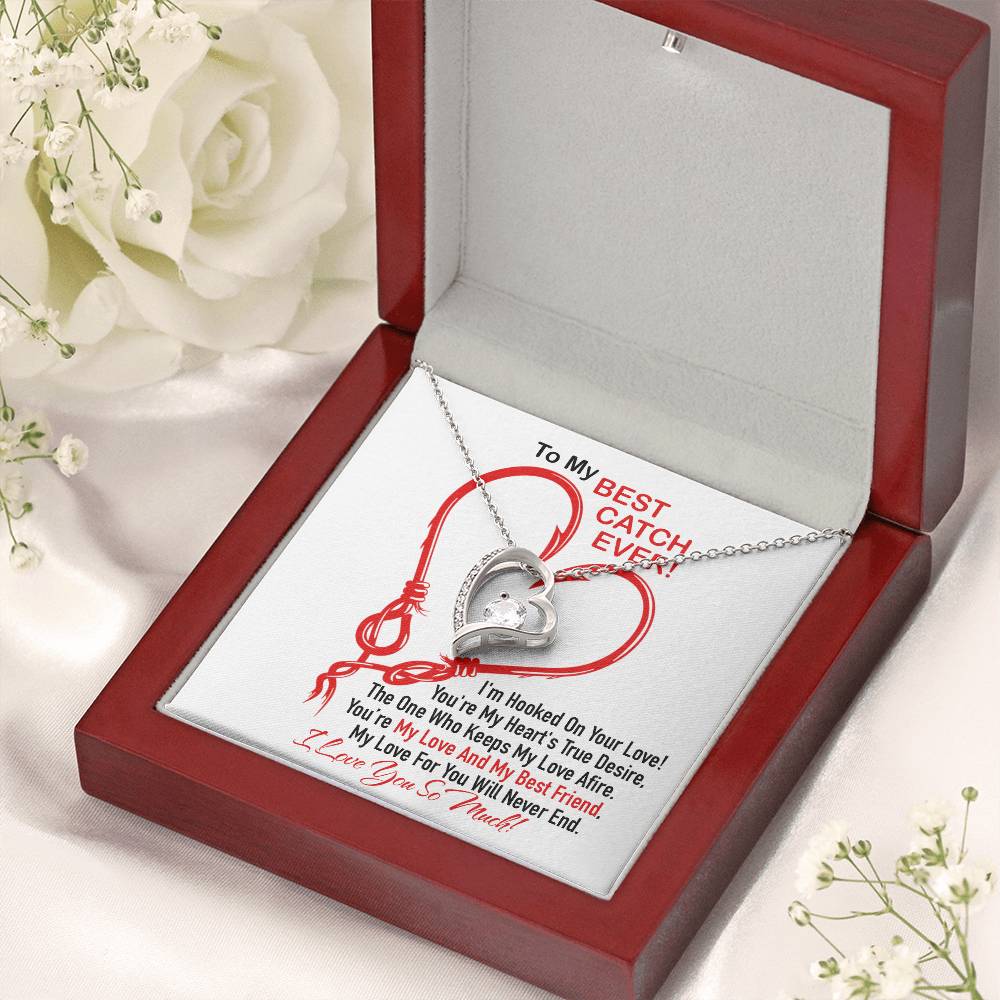 Forever Love Necklace - Best Catch Ever! Forever Love Necklace