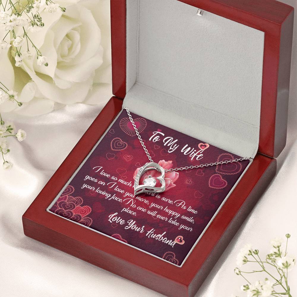 Husband To Wife - I Love So Much Forever Love Necklace Forever Love Necklace