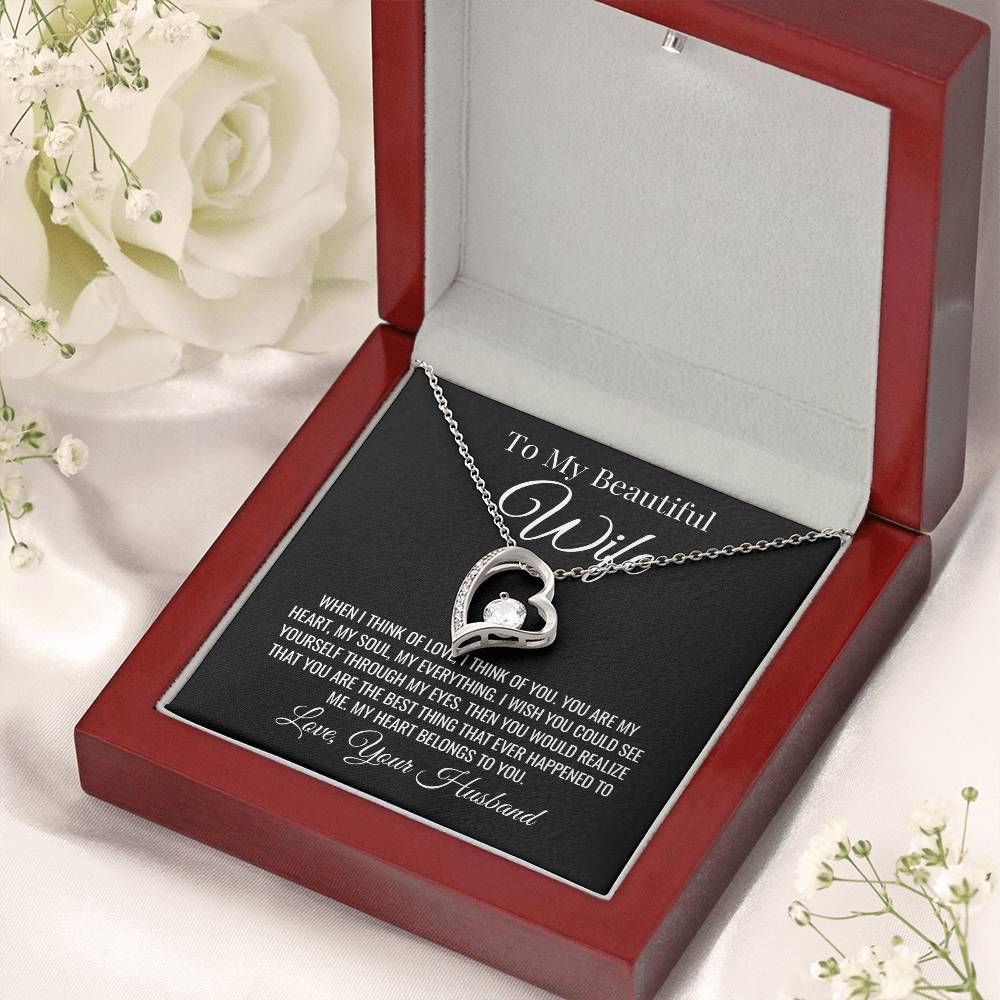 Wife Forever Love Valentine's Necklace Forever Love Necklace