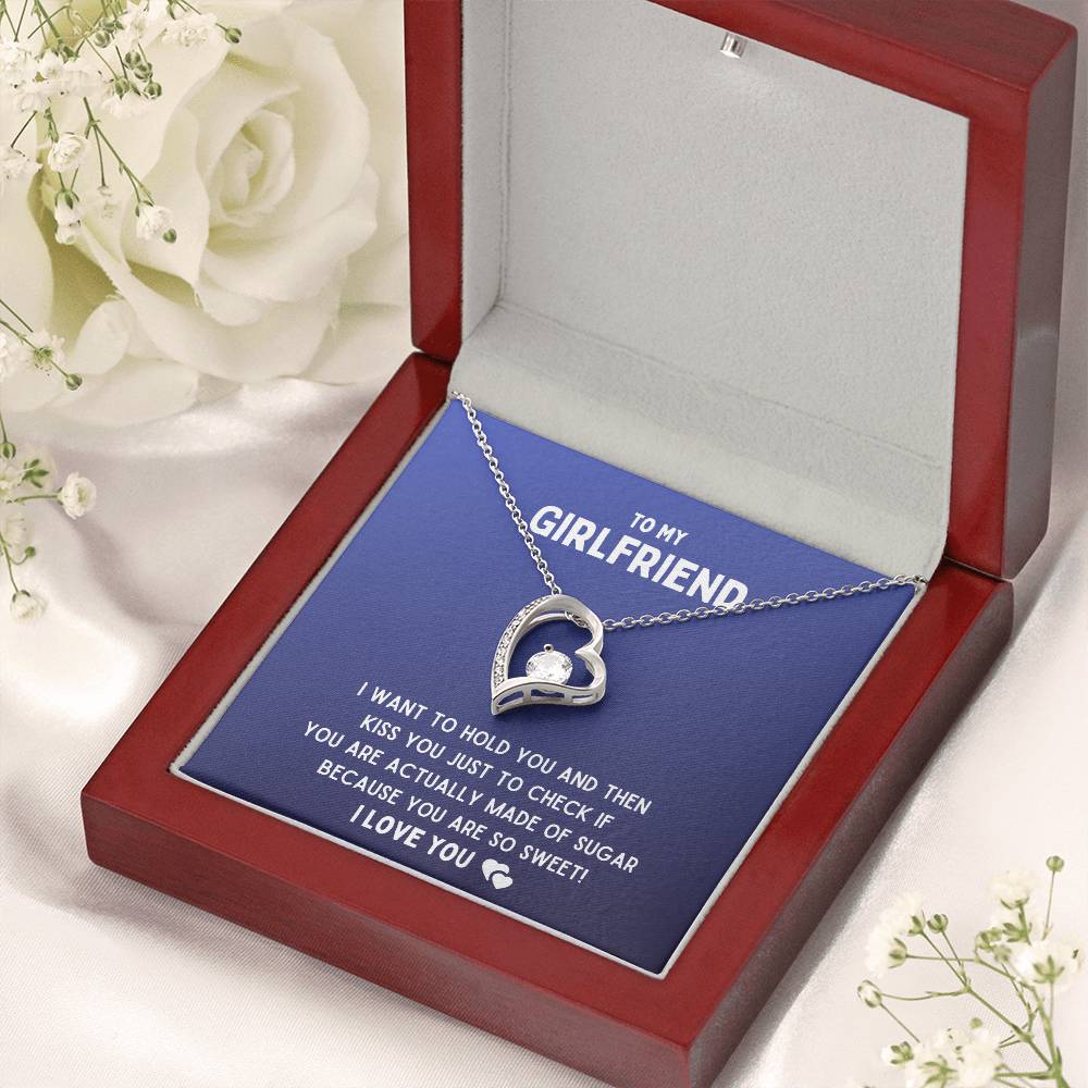 To My Girlfriend You Are So Sweet Necklace 1 Forever Love Necklace