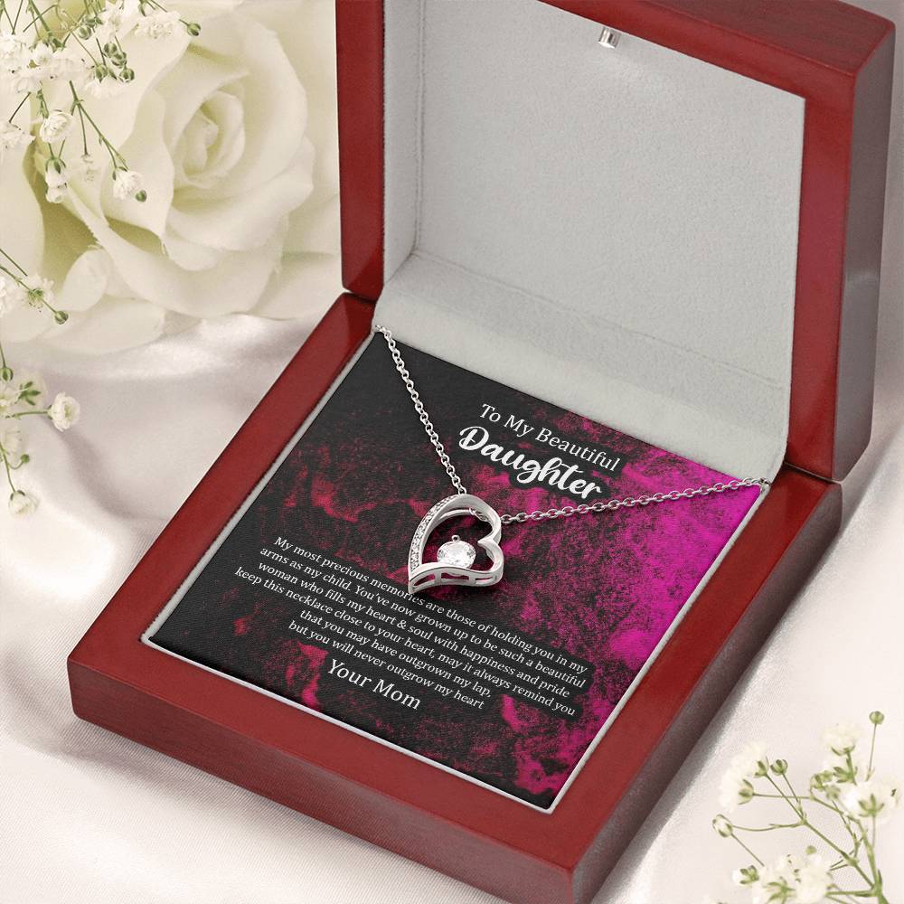 Daughter Necklace To Daughter From Mom Daughter Inspirational Giftdaughter Necklace Gift For Daughter Forever Love Necklace