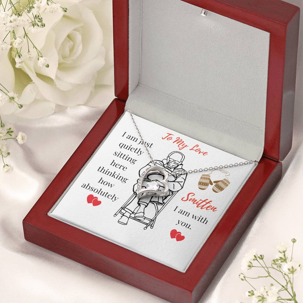 Shining Heart Pendant Necklace Mittens Meme Inspired Gift All Occasion Gift Gift For Wife Gift For Girlfriend 1 Forever Love Necklace