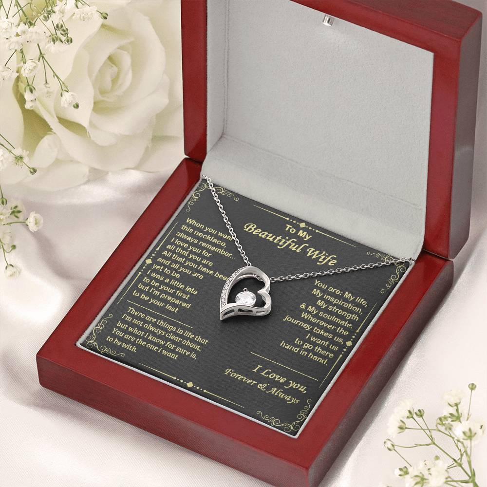 Almost Sold Out To My Beautiful Wife Forever Love Necklace