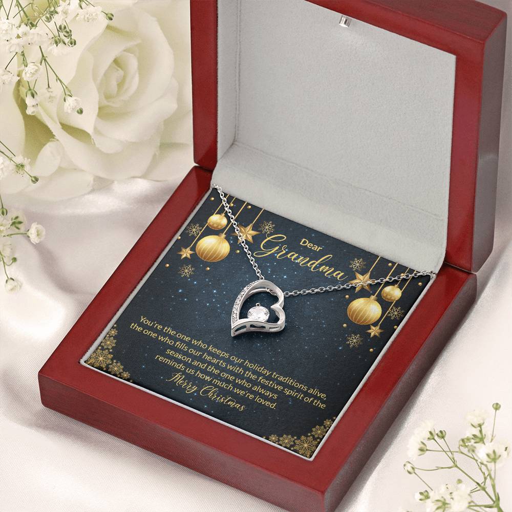 Gift For Grandma Grandma Necklace Love Necklace Nana Mama Christmas Gift For Her Forever Love Necklace