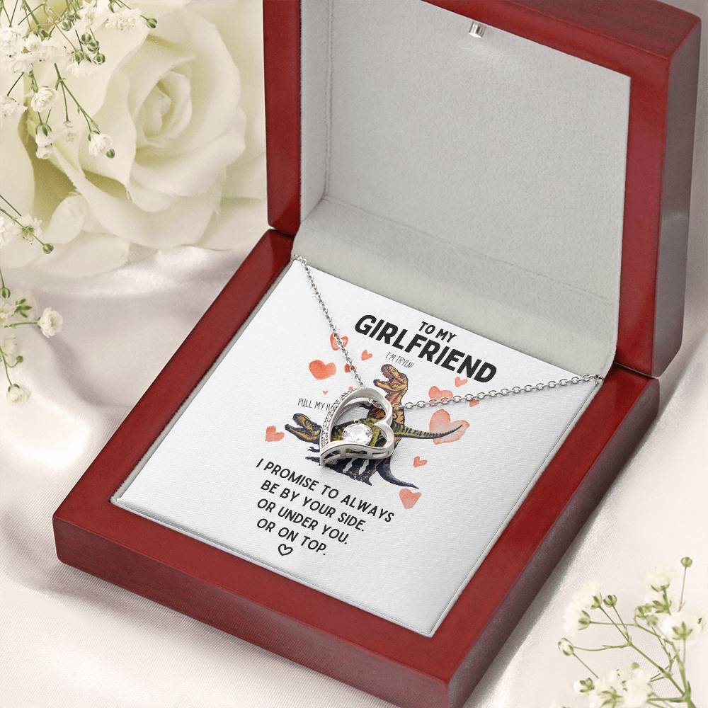 To My Girlfriend Always By Your Side Necklace 1 Forever Love Necklace